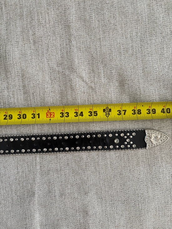 Authentic Blazin Roxx by Nocona Belt Co. - Western rhinestone belt black main image 4